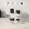Porta-copos de acrílico luxo leve prateleira para copos de água armazenamento prateleira de armazenamento de bar de água prateleira de armazenamento para canecas café chá conjunto de chá prateleira de armazenamento