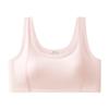 Período de Desenvolvimento de Alunos do Ensino Fundamental e Médio Roupas Íntimas Femininas Top Tubo com Bojo Fixo Esportivo à Prova de Impacto Sutiã Faixa para o Peito Camiseta Sem Costura Respirável