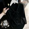 Tiro real Otoño/Invierno 2026 Suéter Engrosado de Punto de Lana Holgado Ropa de Punto Elegante con Línea Abrigo de Punto para Mujer