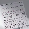 Adesivos de Unha Moji Retro Estampa Animal Estampa Leopardo Estampa Zebra M1308 Simples e Estiloso Série Cool Adesivos de Unha