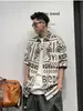 Camiseta de manga corta T-shirt moderna holgada para hombre 2025 verano nueva casual americana versátil camisa popular de moda para hombre