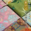 Tecido brocado retalhos jacquard estilo chinês retalhos brocado estilo chinês DIY grampos de cabelo feitos à mão pérolas pintura