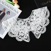 Hombro de Nube Brillante Mujer Tono Vibrante Mismo Estilo Traje Chino Cinturón de Encaje Cuello Falso Todo Fila Cuello Hueco Accesorios de Niña Chal Pequeño
