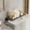 Prateleira para vão traseiro de vaso sanitário, prateleira para vão de parede sem furos, rack de armazenamento oculto, prateleira de vão com laterais alargadas e estendidas