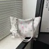 Bolso Cubo Dulce Estampado de Nicho Estilo Coreano 2026 Principios de Primavera Nuevo Moda Tendencia Bolso de Hombro con Cadena para Mujer