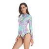 Amazon Rebaja Caliente de Verano para Mujer Nuevo Original Europeo y Americano Estampado Digital Sirena Deportivo Traje de Baño de una Pieza Traje de Baño