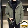 Chaqueta de Plumón Gruesa de Invierno para Hombre 2024 Nuevo Estilo Americano Elegante Ropa de Trabajo Cortavientos Talla Grande Chaqueta de Plumón para Hombre