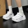 Zapatos Croc de Suela Gruesa Ropa Exterior de Verano para Mujer 2024 Nuevo Eva Antideslizante Antiolor Chanclas de Playa Verano para Mujer