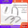 304 aço inoxidável U-bolt estendido U-screw acessórios U-pipe braçadeira braçadeira de tubo de fixação M6-M16