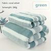 Toalla de baño de alta densidad de vellón coral, toalla de baño ancha, toalla absorbente estampada, toalla de baño grande gruesa, toalla de comercio exterior temu