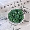 Nuevo Estilo Chino Esmalte Imitación Jade Hebilla Acacia Hebilla Paz DIY Pulsera Collar Wen Play Cuentas de Buda Aretes Horquilla Material