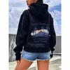 Sudadera con capucha de Comercio Exterior Transfronterizo Los Ángeles Costa Oeste Atardecer Playa Amazon Wishtemu