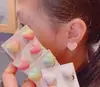 Novo Sem Furos Clipe de Orelha Kulomi Diversão Infantil Internet Brincos Vermelhos Infantis Gato Cartoon Franja Grampo de Cabelo Clipe Lote