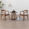 Silla de Negociación Sólida de Madera Shumeite Silla de Negociación Nórdica Lujo Ligero Silla de Comedor de Madera Sólida Fengyuan Nuevo Estilo Chino Silla de Negociación