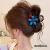 Nuevo Pinza de Tiburón Grande con Forma de Corazón para Peinados Semirecogidos 2026, Pinza para el Cabello con Lazo Lindo para Cabello Fino, Pinza de Garra de Tamaño Mediano