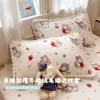 2026 Nueva Funda de Almohada Individual de Felpa de Leche Engrosada con Pompón de Dibujos Animados y Encaje, Peso Alto por Metro Cuadrado, Linda Funda de Almohada, Dibujos Animados, Dormitorio de Estudiantes