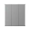 Panel de enchufe de interruptor universal multi-cinco orificios USB para pared doméstica, tipo 86, gris, plano, ultra-delgado, una apertura, control único