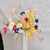 Flores de Veludo Papoula Decoração de Casamento Decoração de Casa Enfeites Flores Artificiais Flores de Seda Flores Artificiais Flores Secas
