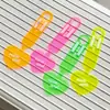 Etiqueta Fluorescente Portátil para Equipaje con Forma de Corazón, Tarjeta de Identificación Anti-Pérdida para Maletas, Etiqueta de Identificación para Check-In de Viaje