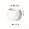 Maceta de Cerámica Ins Flor Blanca Porcelana Creativa Simple Interior Maceta para Plantas Verdes Regalo Moderno Estilo Ins Suculenta Regalo de Negocios