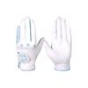 Guantes de Golf para Mujer, Transpirables, Antideslizantes, Guantes de Tela de Microfibra, Suaves, Resistentes al Desgaste y Cómodos, 1 Par de Guantes para Manos Izquierda y Derecha