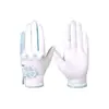 Guantes de Golf para Mujer Estilo Coreano, Antideslizantes, Transpirables, Tela de Microfibra, Resistentes al Desgaste, 1 Par