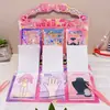 Nueva Serie de Maquillaje Soft Beauty Libro de Juegos Divertido Juego de Mesa Lindo y Moderno Juego de Pegatinas Juguete para Aliviar el Estrés Infantil