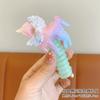 Faixa de cabelo de fio de telefone de mola para crianças, feminina, para rabo de cavalo alto, não machuca o cabelo, corda de cabelo, elástico alto, elástico durável, artefato de trança