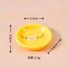 Mini Tazones y Utensilios para Fondue de Pato, Comida y Accesorios de Juego para Fondue, Accesorios de Cocina de Muñecas para Niños, Juguetes de Imitación, Decoraciones Pequeñas para Escritorio con Pegamento de Crema DIY