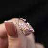 Dois Anéis de Zircônia para Comércio Exterior e Transfronteiriço Nova Empilhamento Nicho Estilo Ins Anéis Articulados Anel Liso Personalizado Fileira Anéis de Diamante
