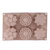 Molde para Pastel con Forma de Flor Transfronterizo Molde para Manualidades de Fudge de Chocolate Molde Casero DIY para Gelatina Pastel de Arroz Pastel de Luna