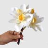 Flores Artificiales de Orquídea Cymbidium Simuladas Impresas en 3D Decoraciones de Escritorio para el Hogar Orquídeas Simuladas Ramilletes de Boda Flores Artificiales de Cymbidium