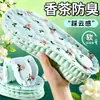 Plantilla de Camelia Pisando Caca Sensación Desodorante Absorbente de Sudor Transpirable para Mujer Engrosada Amortiguadora Cómoda Ultra Suave Previene el Dolor Pies No Cansados