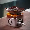 Horno para Hornear Té Horno de Cerámica para Hornear Pequeño Hogar Perfumador de Té Vela Cerámica Gruesa Tazón para Calentar Té Despertar Té Accesorios para Ceremonia del Té