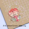 Hielo Transparente Brillo Tulipán Dibujos Animados Hecho a Mano DIY Accesorios para Joyería Pegamento de Crema Resina Pequeños Accesorios Material para Pasador