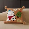 Cojín Decorativo de Perro de Dibujos Animados para Sofá de Sala de Estar con Relleno, Regalo Decorativo, Lindo Cojín para Respaldo de Ventana Abuhardillada con Acabado de Alta Gama