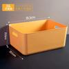 Caja de almacenamiento de color japonés para dormitorio, hogar, oficina, escritorio, artículos diversos, refrigerios, cosméticos, con tapa