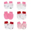 Suministrado Directamente del Fabricante para Comercio Exterior, Guantes Antirrayaduras Europeos y Americanos para Recién Nacidos, Guantes y Cubrepiés de Nuevo Estilo con Canalé