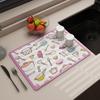Alfombrilla Drenante para Encimera Cocina Barra Taza y Bol Secado Mesa de Té Lavabo Barro Diatomeas Alfombrilla Absorbente Alfombrilla Aislante