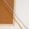 Ventas Directas de Fábrica, Suministro en Stock de Borde de Encaje Pequeño Curvado de un Solo Lado con Hilo Dorado y Plateado de 1 cm para Ropa, Prendas de Vestir y Accesorios de Cortina