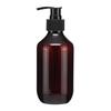 Frasco de xampu personalizado 300ml Frasco de xampu de gengibre Frasco de xampu âmbar Frasco de xampu cor de chá