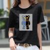 Body para mujer, verano 2021, nuevo estilo coreano, camiseta brillante, seda de hielo, suelta, versátil, talla grande, manga corta, top con lentejuelas