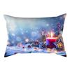 Funda de almohada para cintura de Navidad de Amazon transfronteriza fabricantes al por mayor funda de cojín para sofá en casa de Navidad mesita de noche