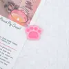 Mini Almohadillas de Pata de Gato Coloridas Brillantes DIY Pegamento de Crema Imanes para Refrigerador Hechos a Mano Accesorios para Pasadores Joyería Resina Accesorios para Ropa