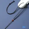 Colgante de Paz de Ágata Tejido Hecho a Mano al por Mayor con Cordón Ajustable, Colgante Fino para Colgar del Cuello