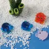 Zibo Vidrio de Color Hecho a Mano Pequeño Adorno de Cangrejo Vidrio Micro-Paisaje Decoración de Acuario de Escritorio Accesorio para Coche Regalo de Cumpleaños
