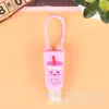 Tamanho de Viagem Infantil Desenho Animado Fofo Gel Portátil Trapezoidal Sem Água Higienizador de Mãos Manga de Borracha Macia Dupla Face