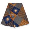 Tela africana con estampado batik nacional, poliéster estampado a doble cara, cera africana, suministro transfronterizo para comercio electrónico al por mayor.