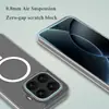 Adecuado para la funda del teléfono Xiaomi 15T Pro con atracción magnética, transparencia, delgadez y amigabilidad con la piel LeReach