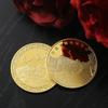Moedas Personalizadas de Ouro e Prata para o Ponto Turístico da Grande Muralha, Moedas Personalizadas de 45mm para Pontos Turísticos de Pequim e Moedas Comemorativas de Metal Personalizadas